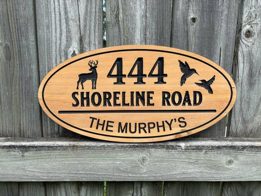 Address Sign | Custom House Number Sign