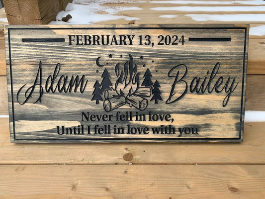 Rustic Family Cottage Sign | Personalized Wooden Decor