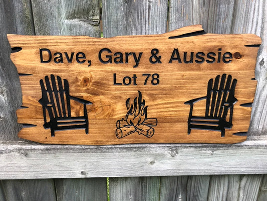 Rustic Family Cottage Sign | Personalized Wooden Decor