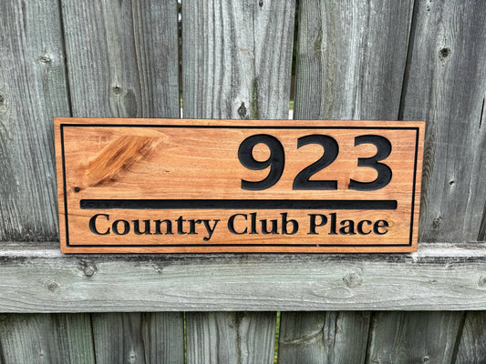 Address Number | Custom Address Sign