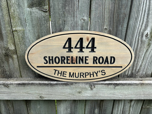 Custom Address Sign | Home Number Sign