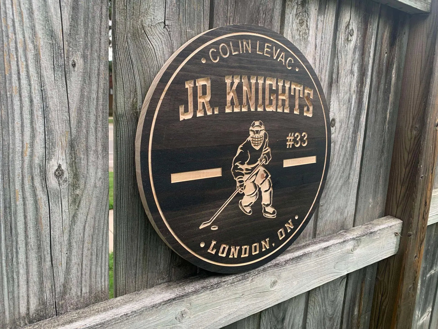 Custom Hockey Sign | Custom Name Engraving