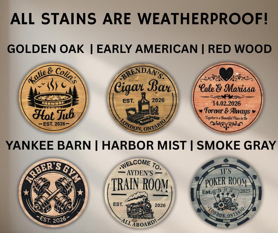 Outdoor Cottage Trail Sign
