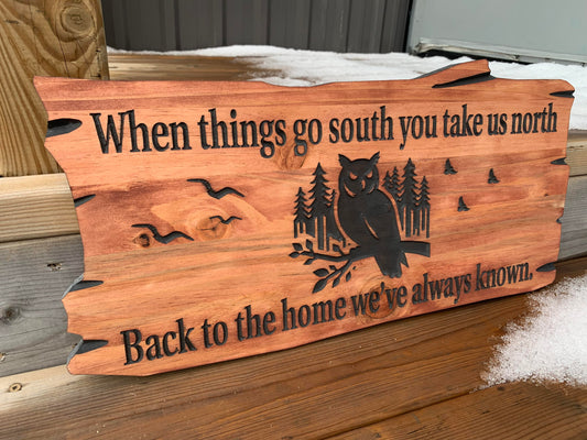 Rustic wood Sign | Personalized Wood Sign