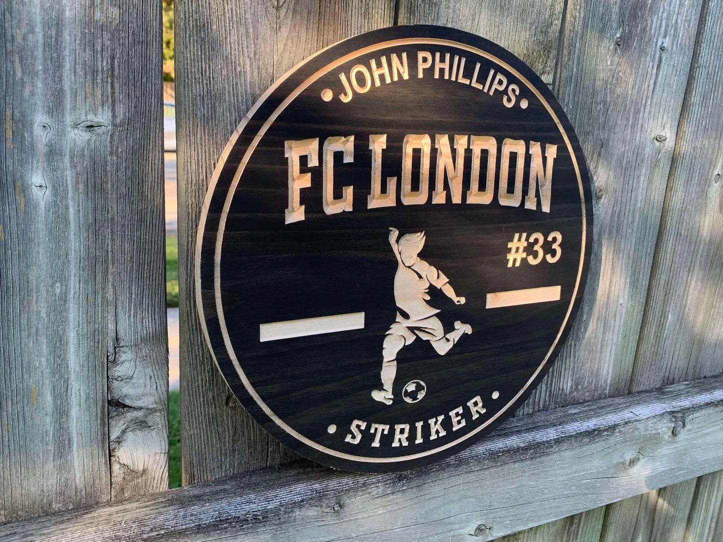 Custom Soccer Sign | Custom Name Engraving