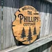 Custom Cottage Sign | Personalized Wood Sign | Wooden Lakehouse Sign | Custom Engraved Wood Sign| Tree art