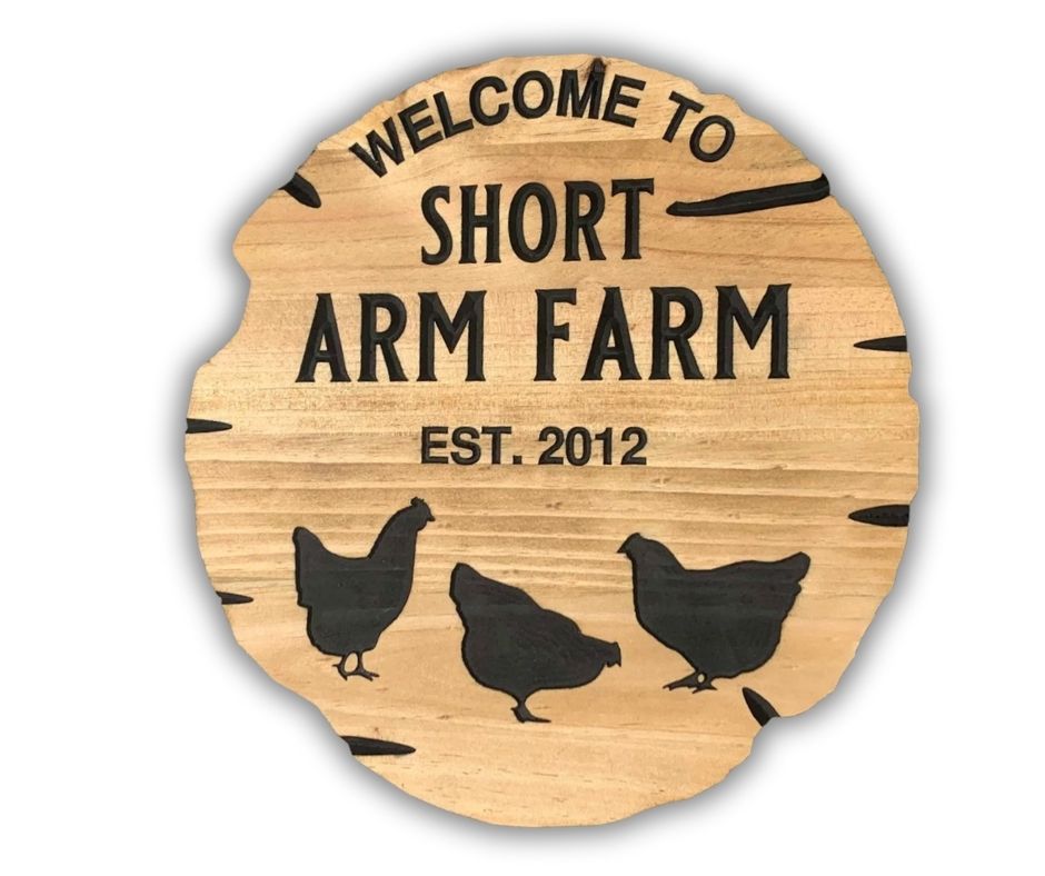 Custom Farm Sign | Chicken Sign