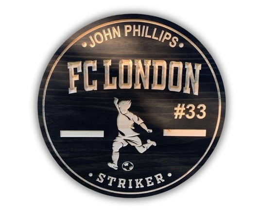 Custom Soccer Sign | Custom Name Engraving