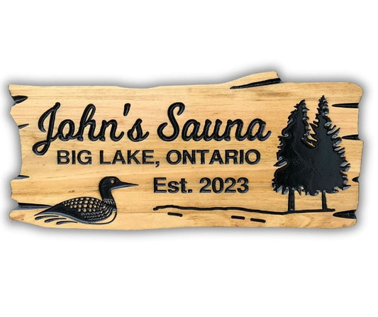 Cottage On A Lake Sign | Personalized Wood Decor