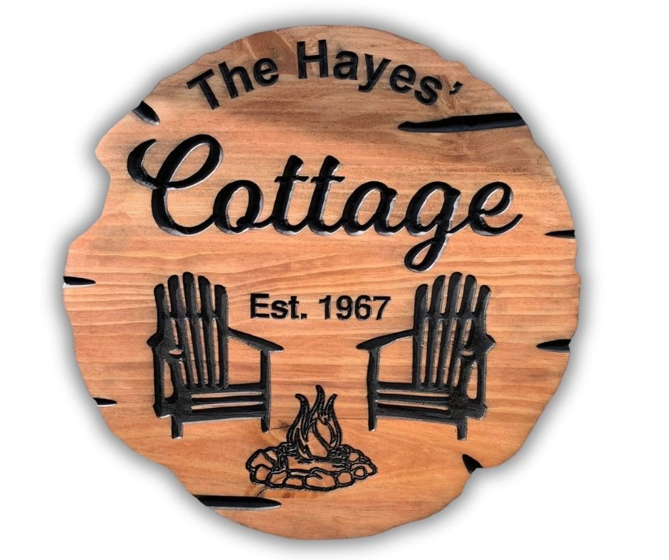 Rustic Chairs Sign | Personalized Wooden Decor