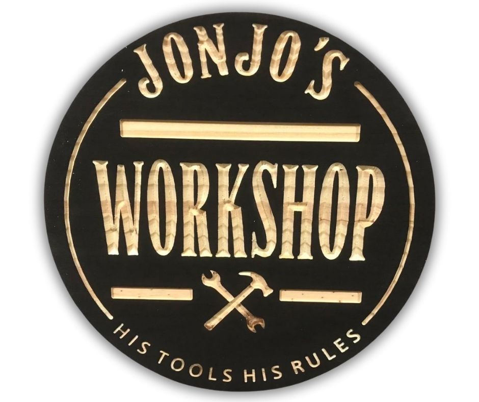Custom Workshop sign | Personalized Wood Decor