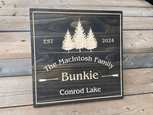 Cabin Sign | Lodge Sign