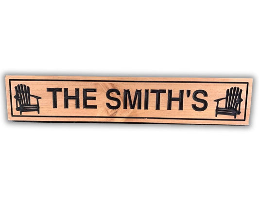 Outdoor Cottage Trail Sign