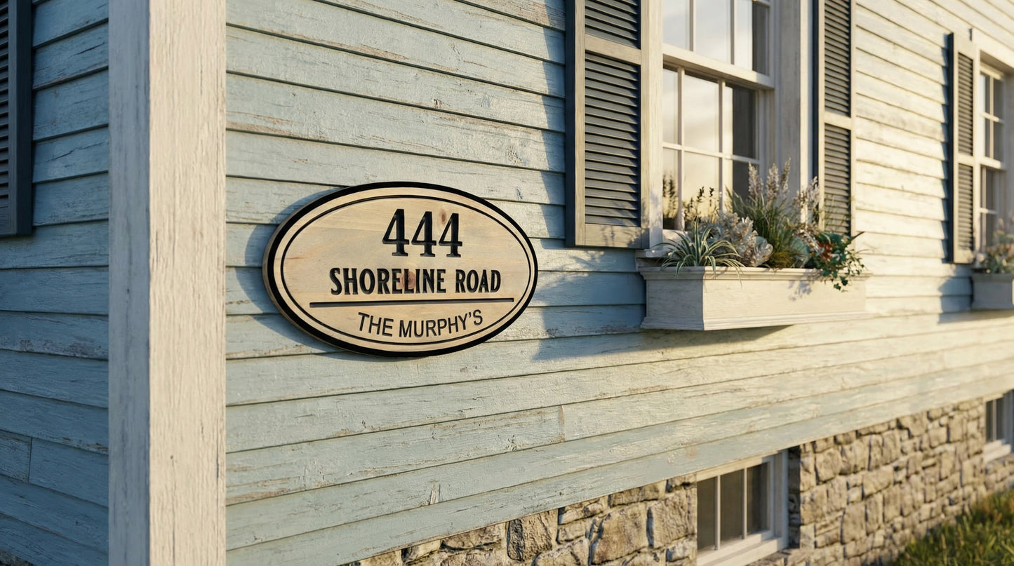 Custom Address Sign | Home Number Sign