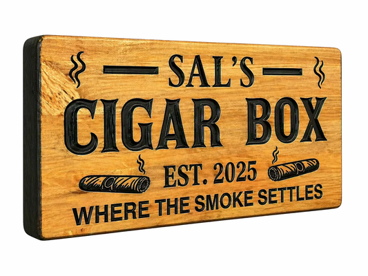 Cigar Room Sign