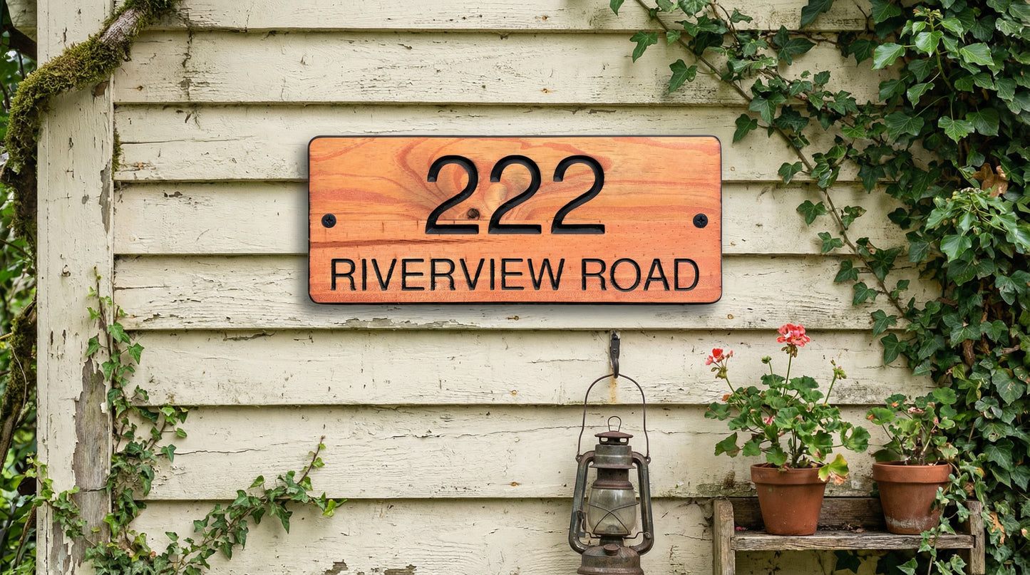 Custom House Number | Address Signage