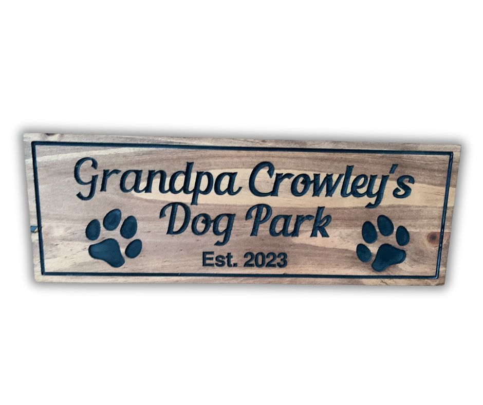Custom Dog Pet Sign | Personalized Wood Decor