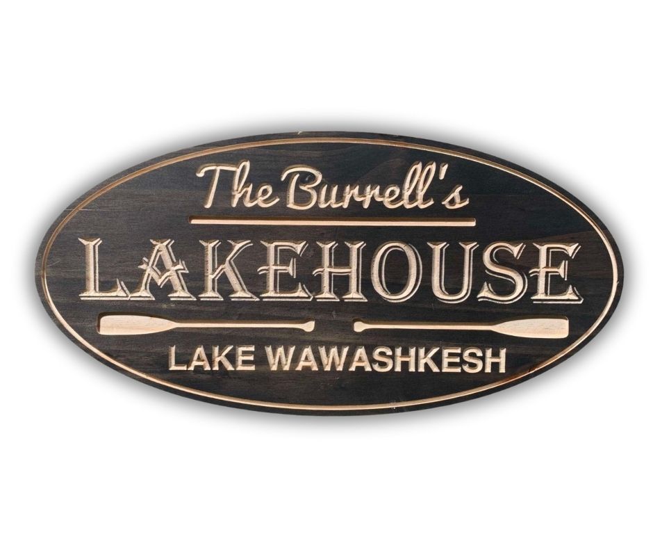 Custom Engraved | Lakehouse Sign