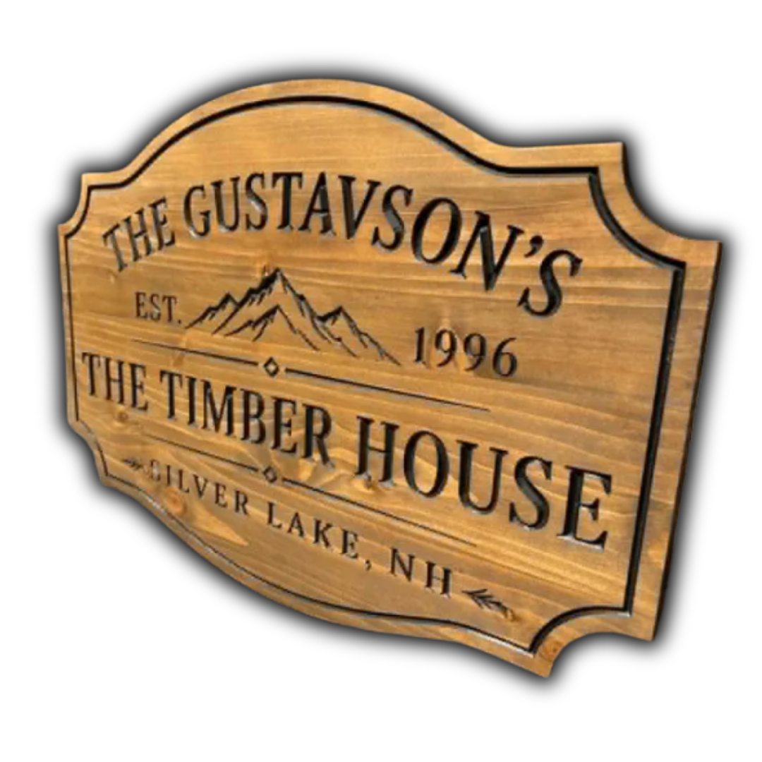 Mountain Cottage Sign