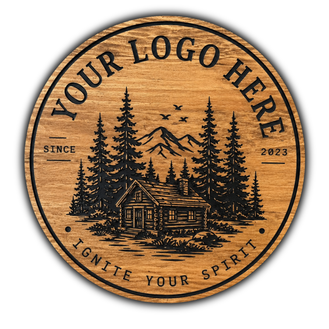 Custom Wood Logo