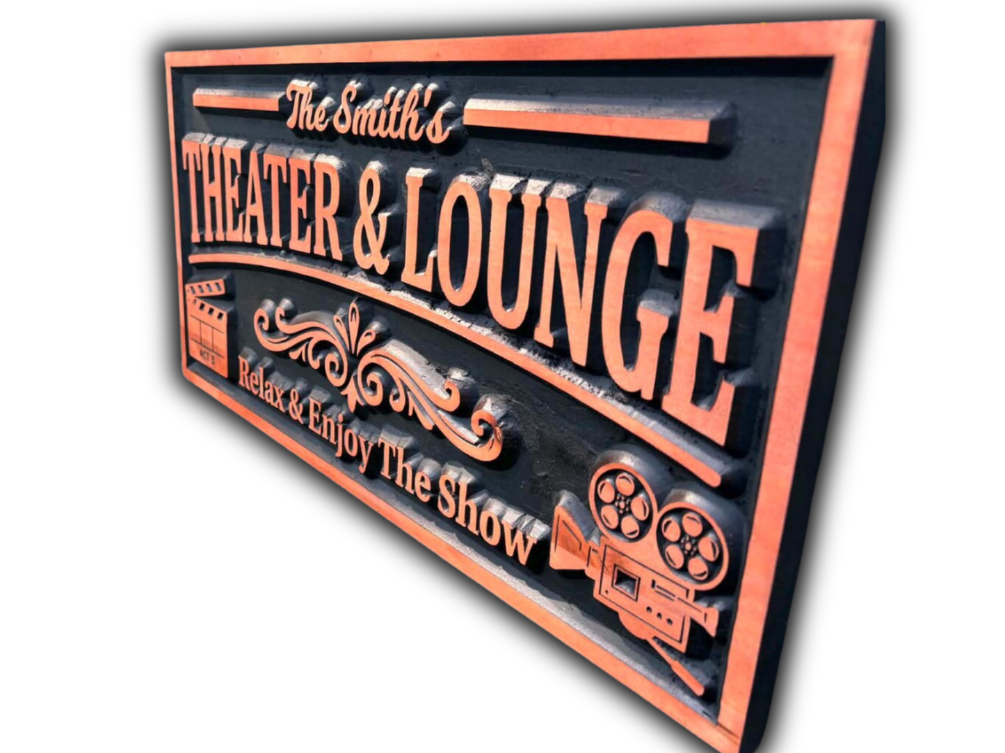 3D Theatre and Lounge Sign
