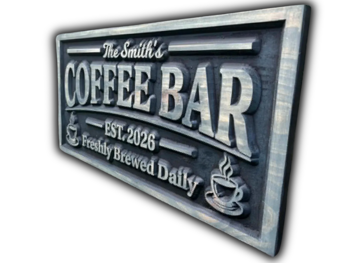 3D Coffee Bar Sign
