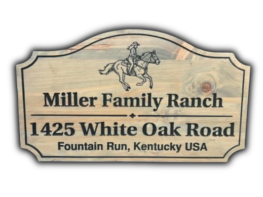 Ranch Horse Sign