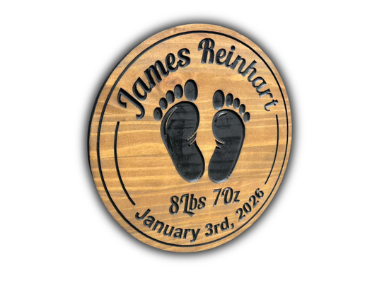 Newborn Sign (Baby Shower Gift)