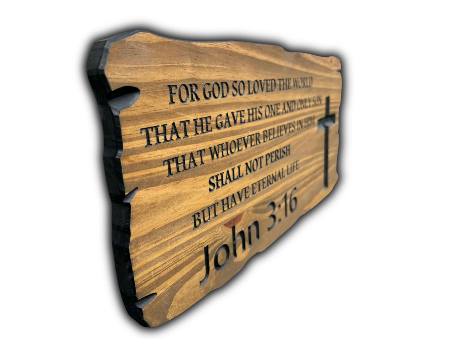 Bible Quote Rustic Sign
