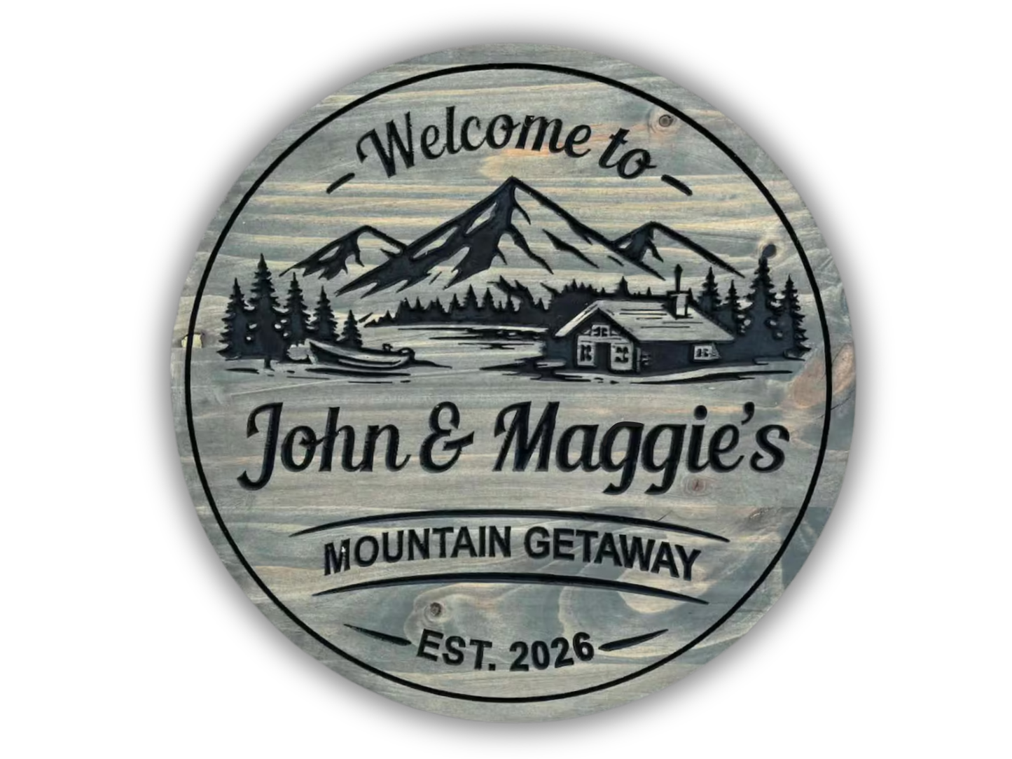 Mountain Getaway Sign
