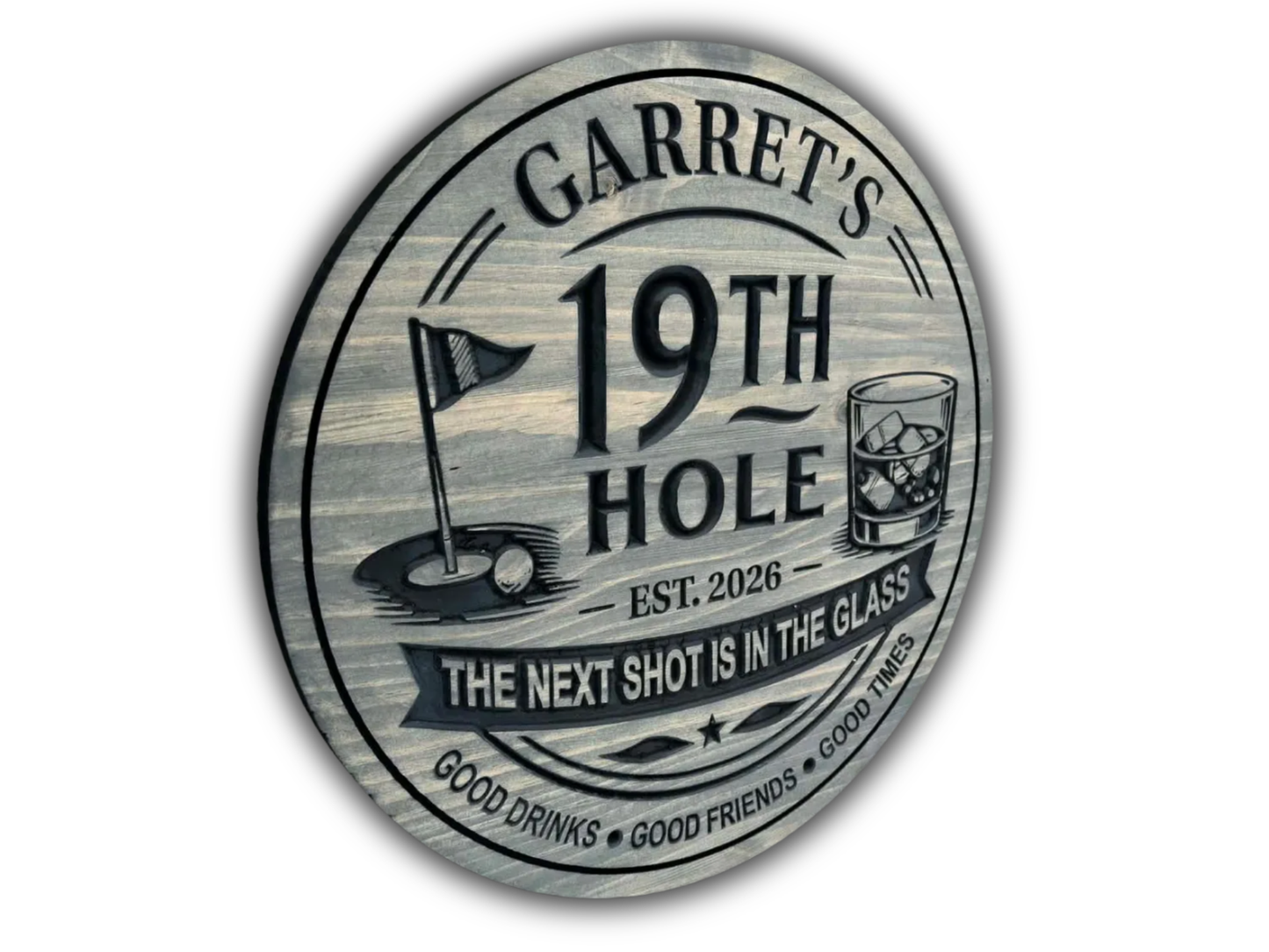 Custom 19th Hole Golf Sign