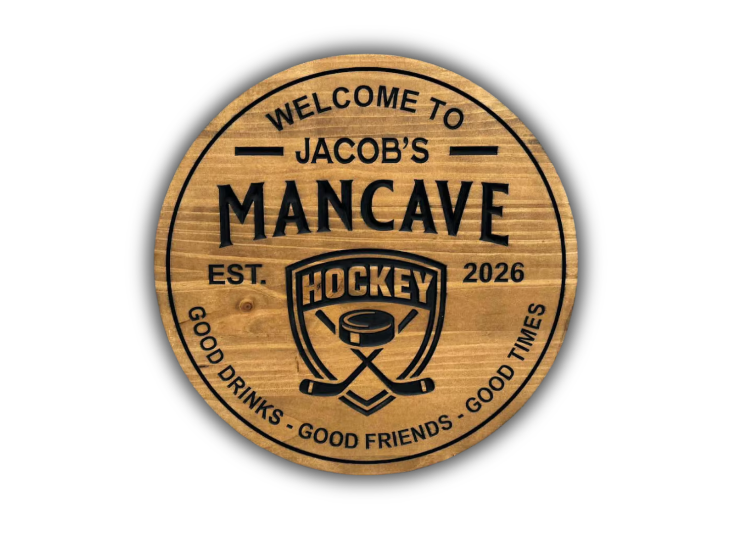 Hockey Mancave Sign
