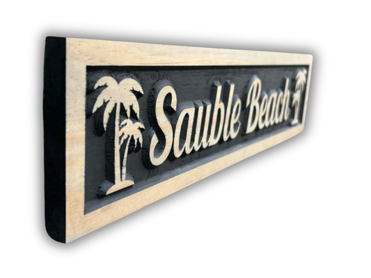 3D Palm Tree Sign