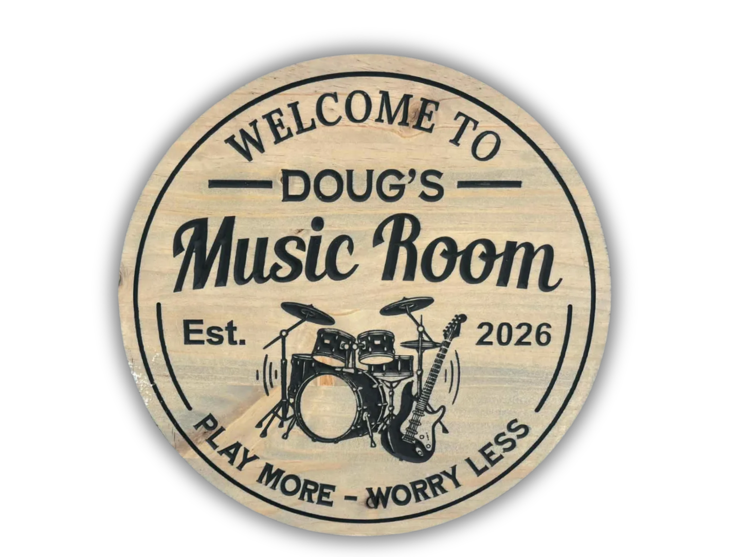 Drums and Guitar Music Room