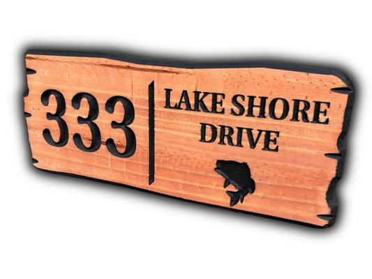 Bass Address Sign