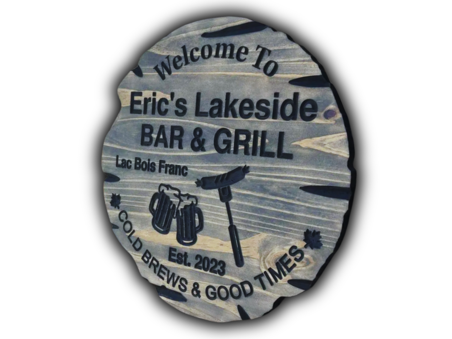Personalized Grilling Sign – Custom Outdoor BBQ & Bar Sign for Patio, Deck, or Man Cave