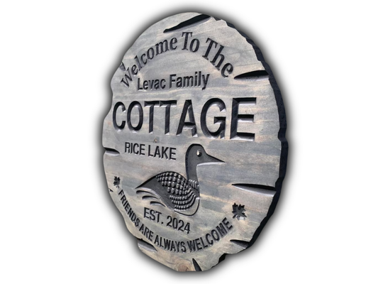 Cottage Loon Sign