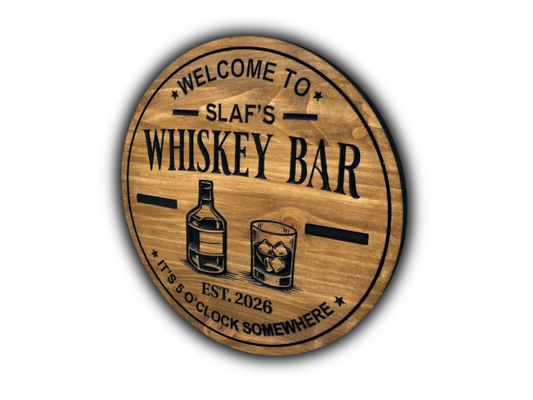 Whiskey Bar Sign