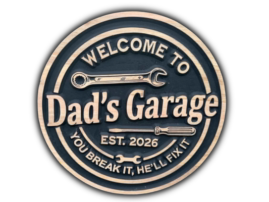 3D Workshop Sign