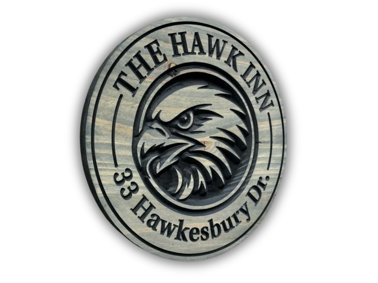 Hawk Address Sign