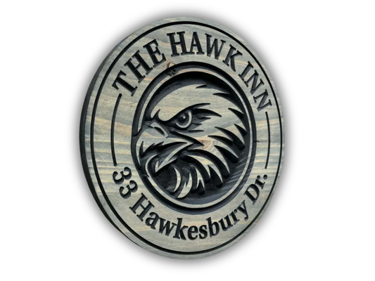 Hawk Address Sign