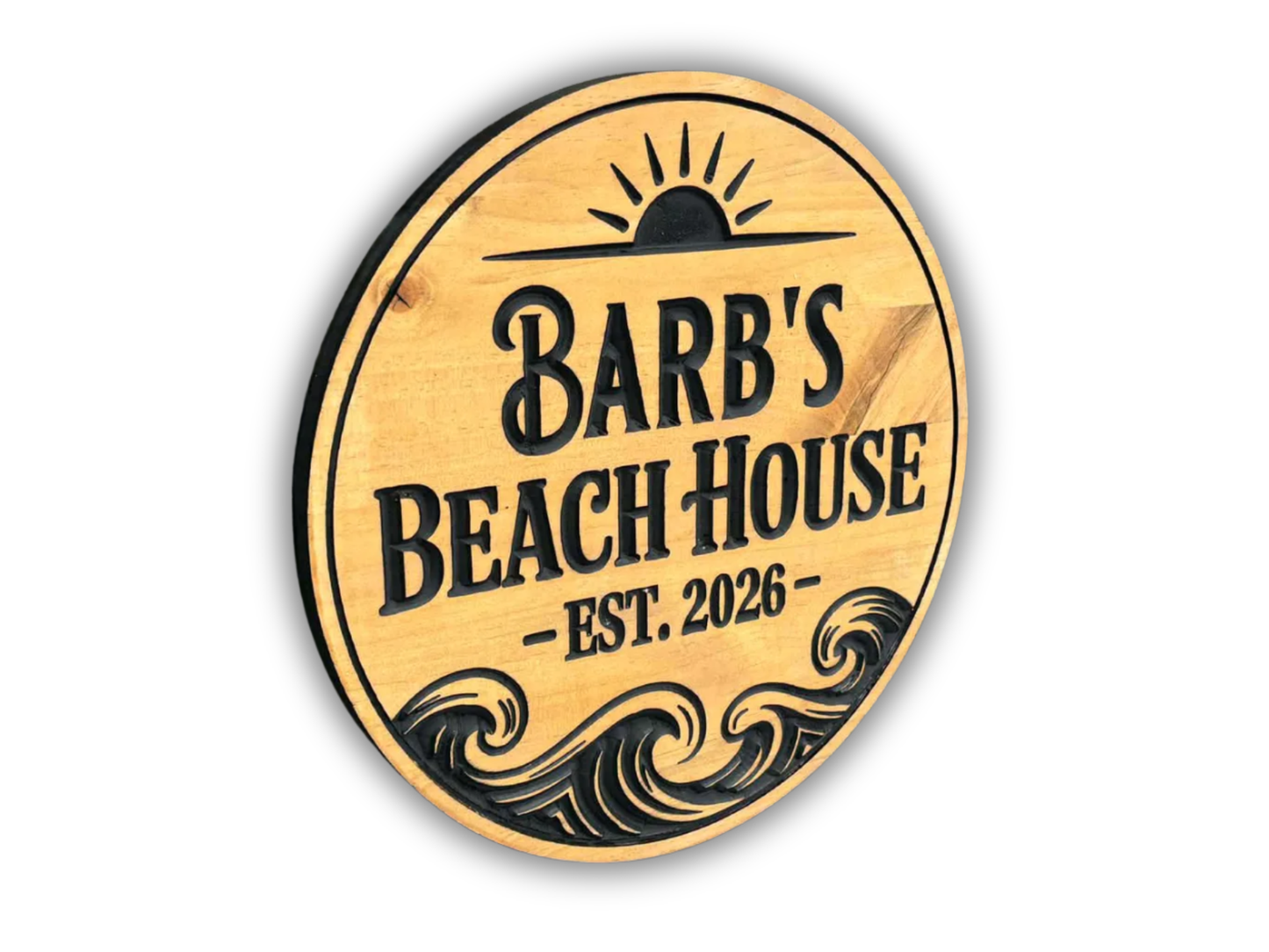 Custom Beach House Sign
