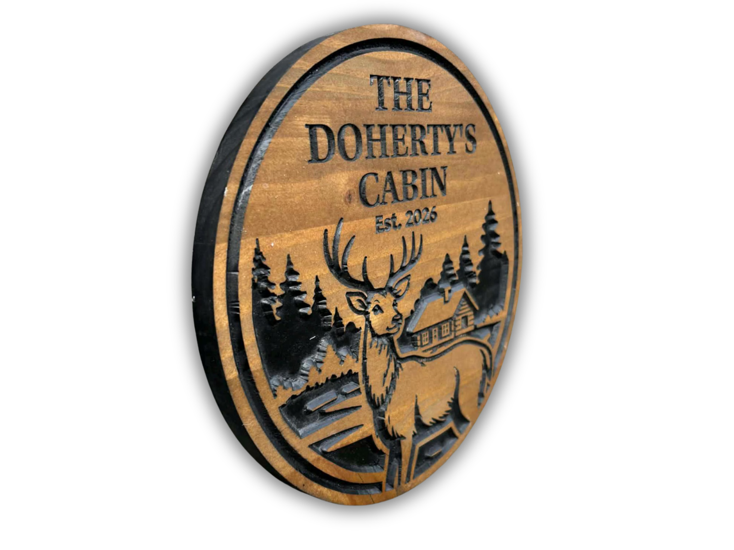 Deer Cabin Sign