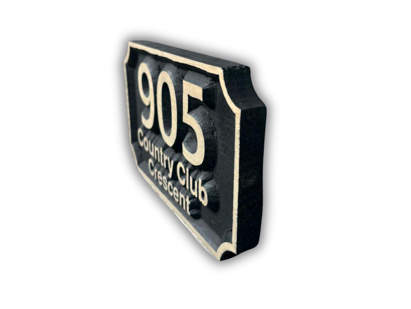 3D Address Sign 2