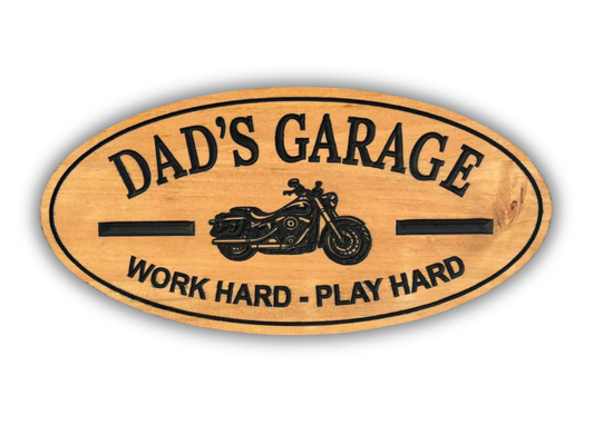 Motorcycle Garage Sign