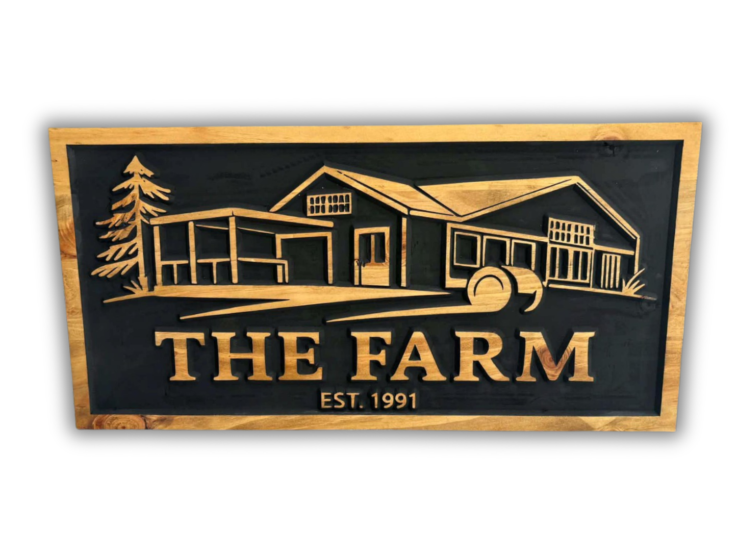 3D Farm Sign
