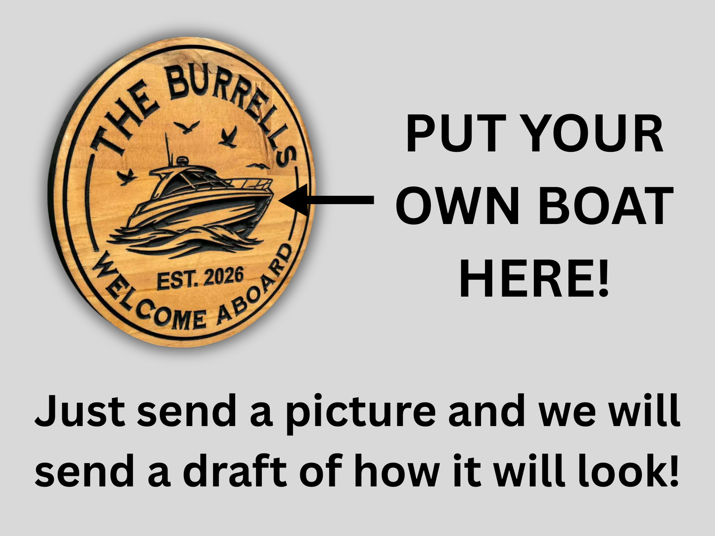 Custom Boat Sign