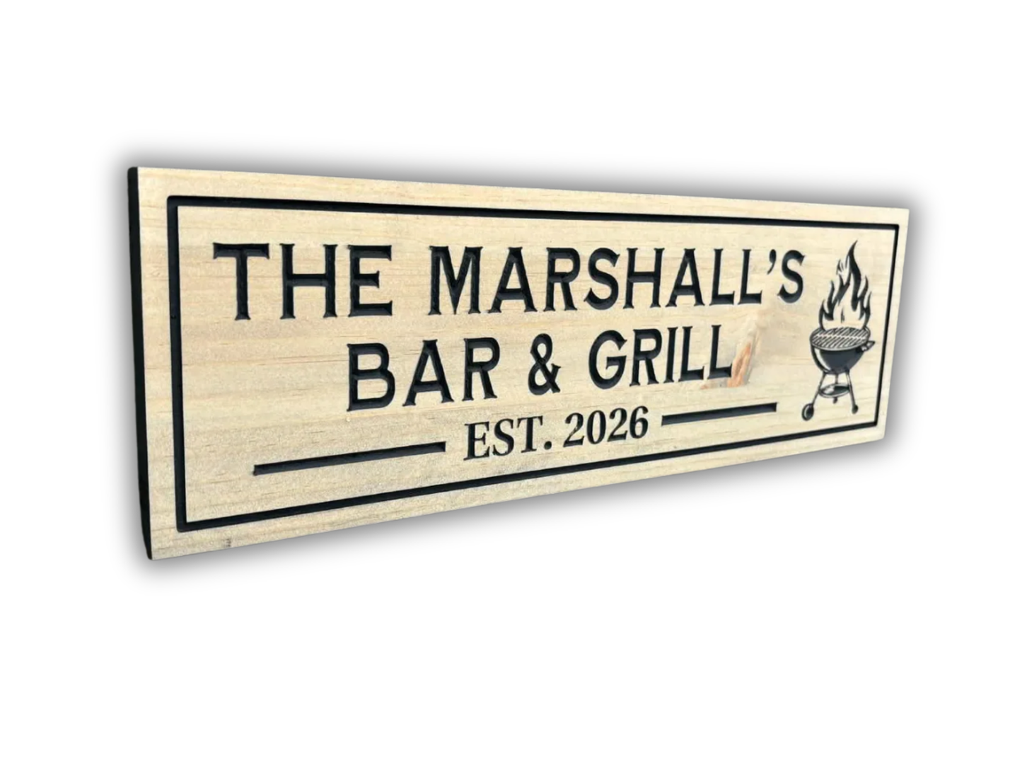 Family Name BBQ Sign