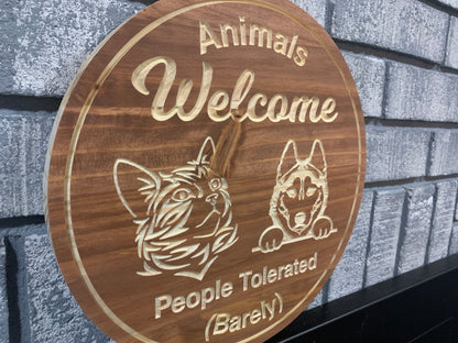 Custom Wooden Pet Sign | Vet Sign | Personalized Animal Lover Sign |