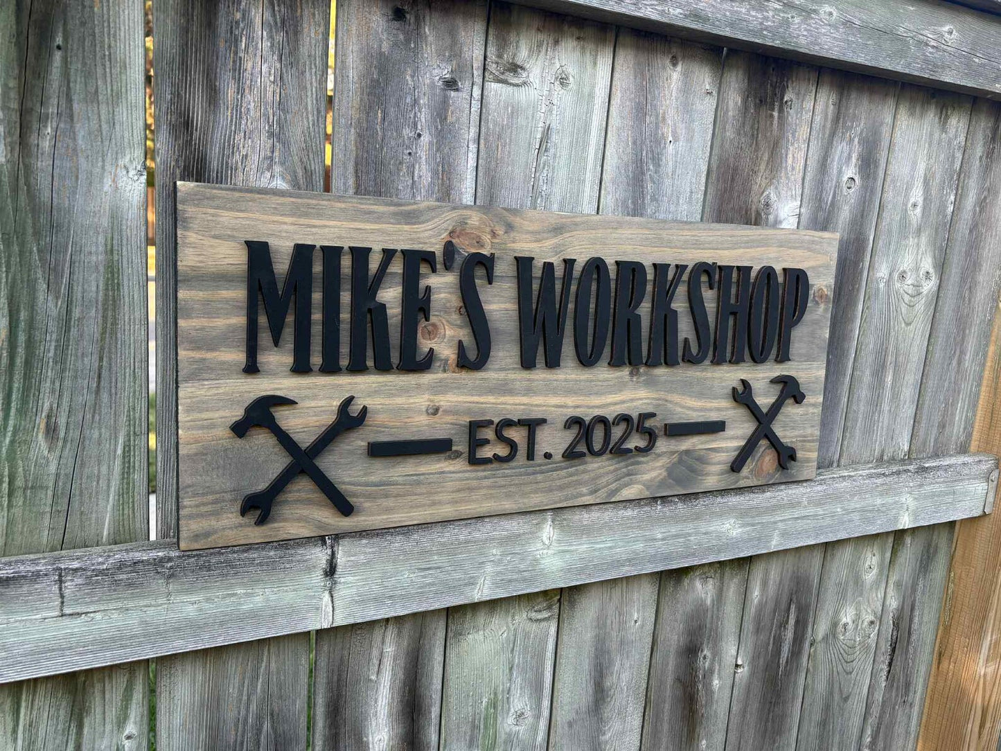 3d Workshop Sign